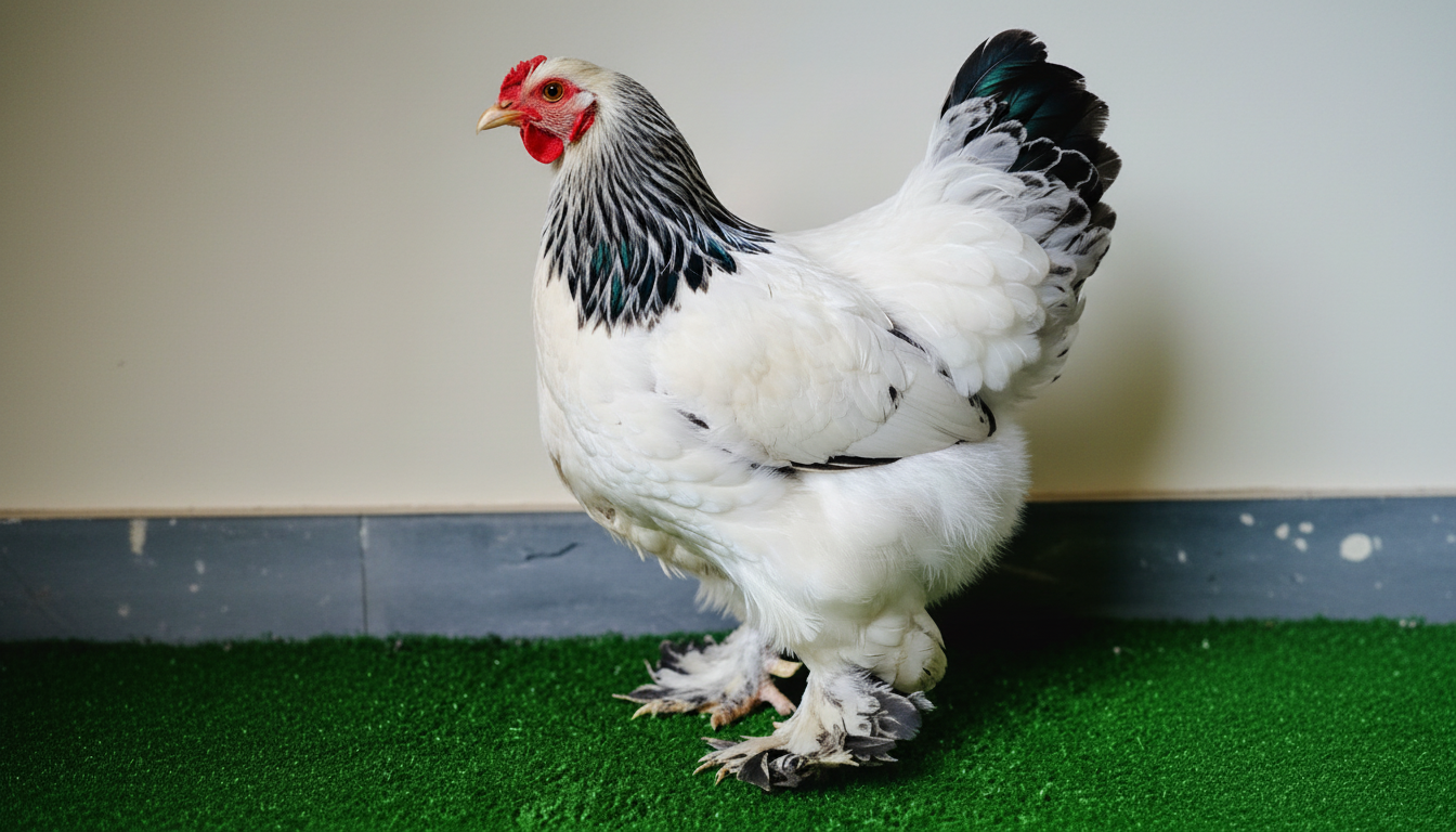 কলম্বিয়ান লাইট ব্রাহমা মুরগি (Colombian Light Brahma Murgi) - 250gm